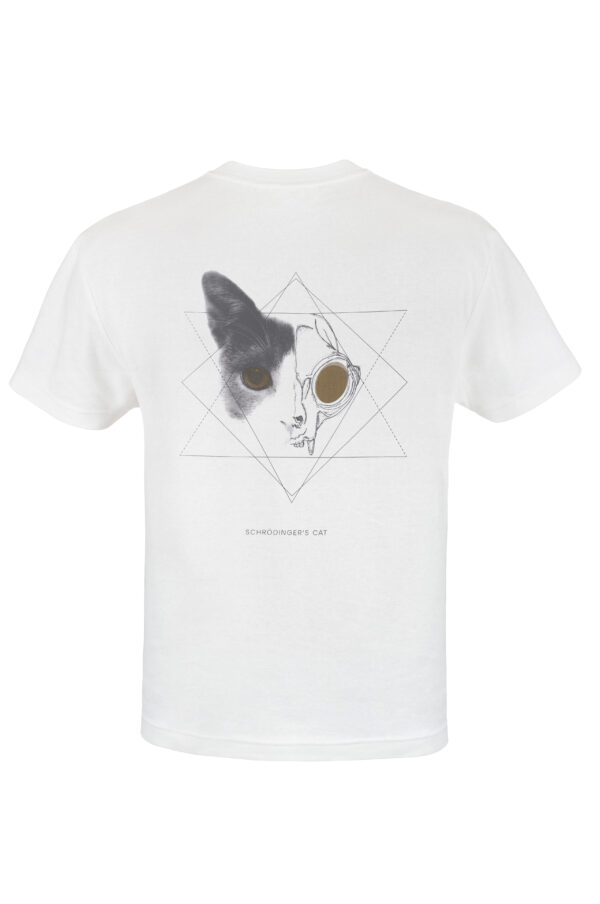 Camiseta Designce Gato Schrödinger Mecánica Cuántica